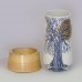 BLUE BUSHVELD TREES IN THE MOONLIGHT POT 2 WITH WOODEN PEDESTAL